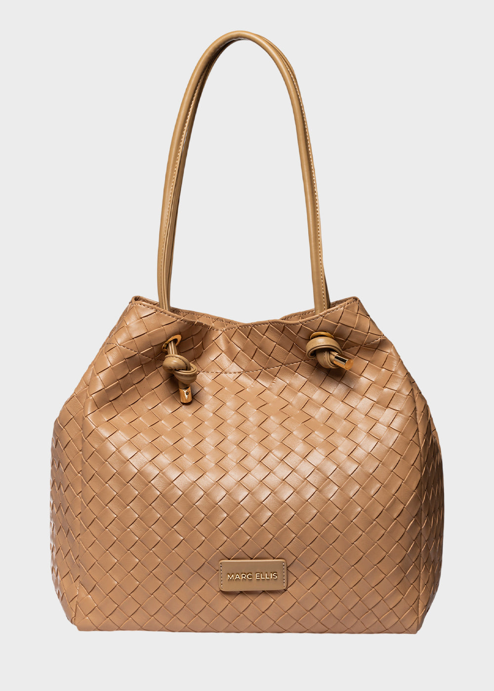 Borsa a spalla Bryanna Plait con trama ad effetto intreccio
