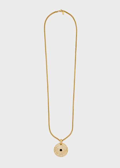 Collana pendente Mystic in acciaio