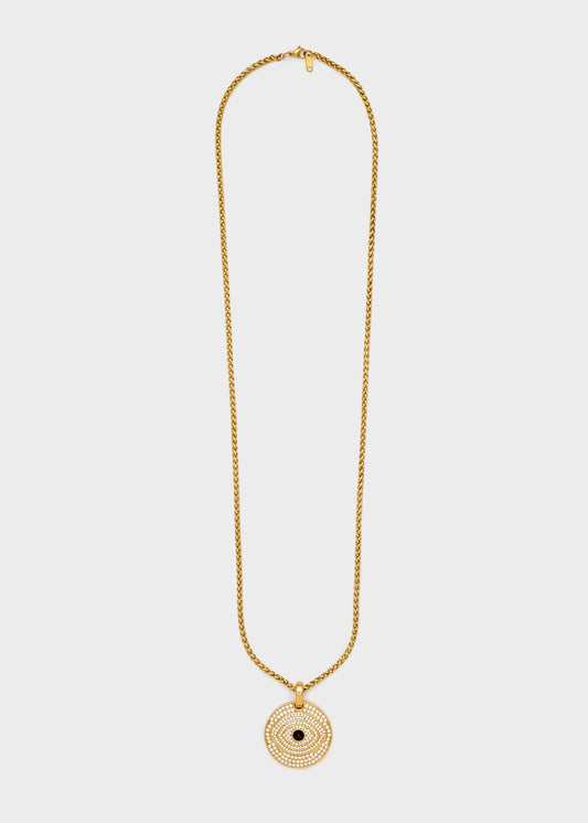Collana pendente Mystic in acciaio