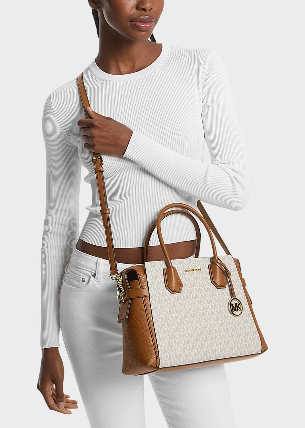 Borsa a mano con tracolla Mercer media