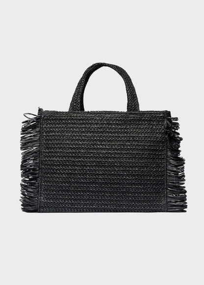 Borsa da Mare Buby S.Claire M in effetto rafia, con tracolla