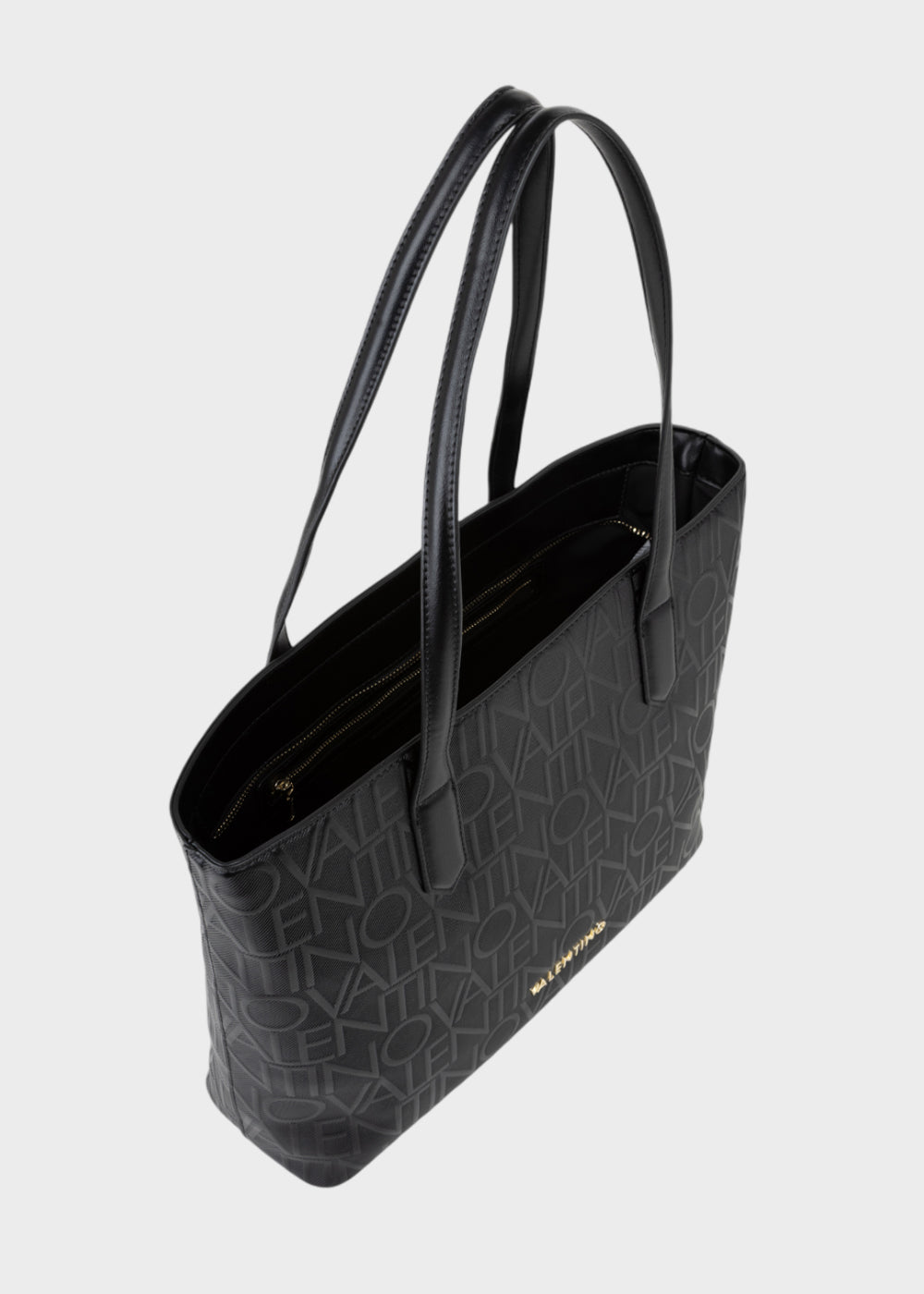 Borsa da spalla Gynevra Re con logo all over-3