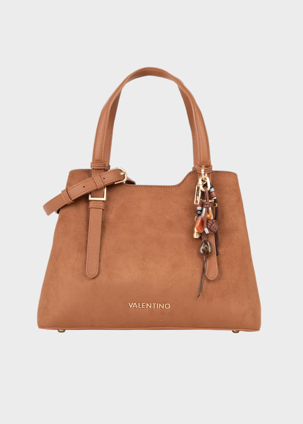 Borsa a mano Winnie Winter con tracolla, in camoscio sintetico