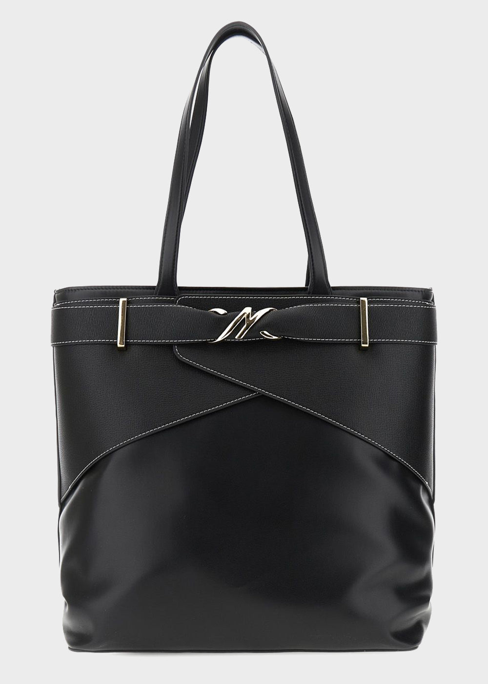 Shoulder bag with metal detail