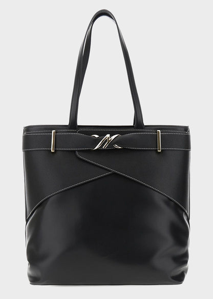 Shoulder bag with metal detail