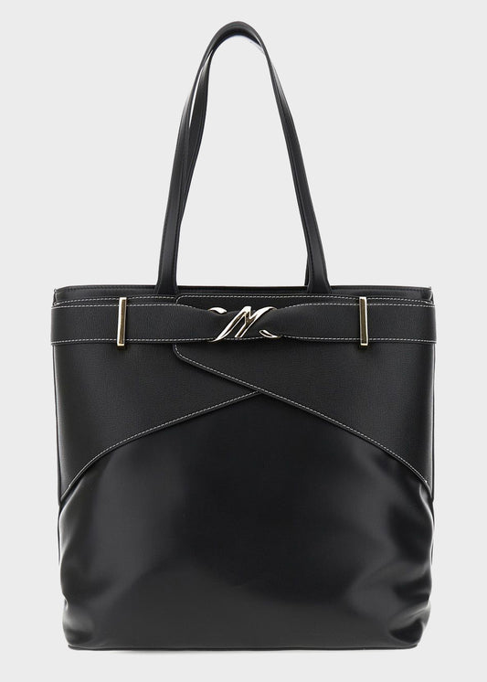 Shoulder bag with metal detail