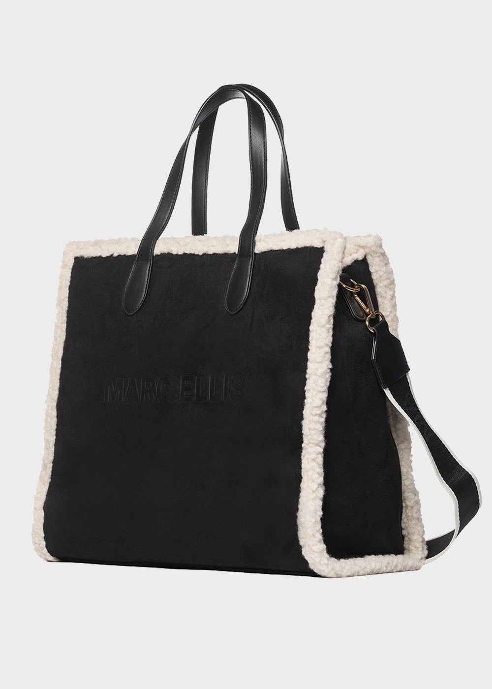 Buby Suede L Soft Handbag with Shoulder Strap