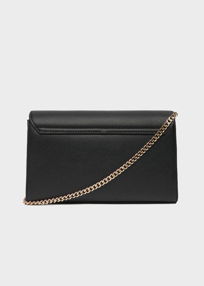 Shoulder bag with logo and heart on the front