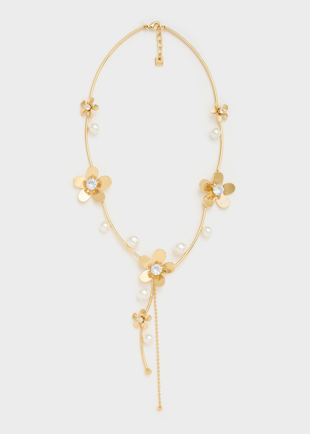 Collana Flowers con pietre-3