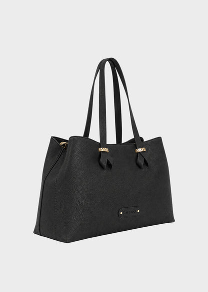 Borsa da spalla con logo frontale