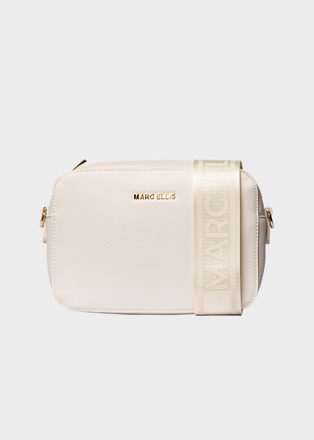 Borsa a tracolla Peyton MF con logo metallico