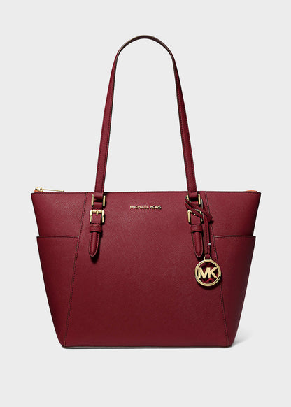 Charlotte Large Logo Shoulder Bag