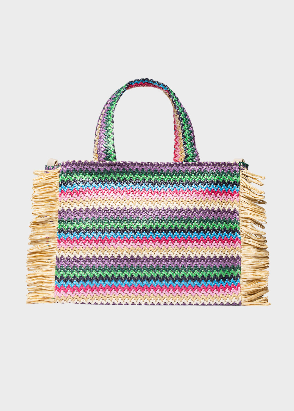 Borsa da Mare Buby S.Claire M in effetto rafia, con tracolla