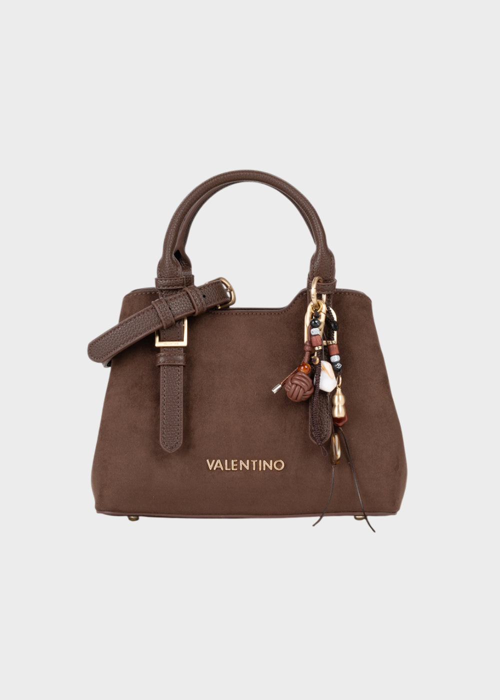 Borsa a mano Winnie Winter piccola con tracolla, in camoscio sintetico-1