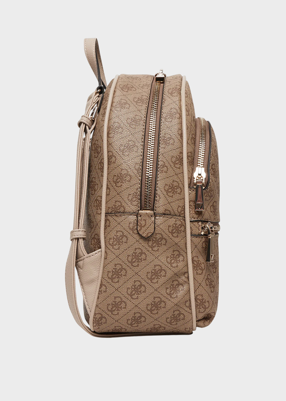 Zaino Manhattan II con tasche frontali e logo all over-4