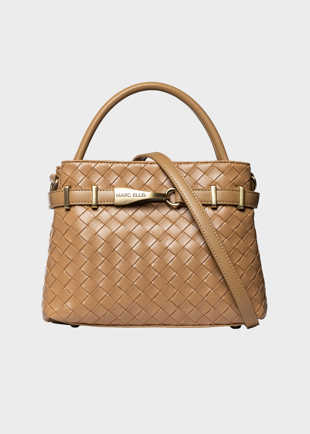 Borsa a mano Arizona M Plait con tracolla e trama ad effetto geometrico