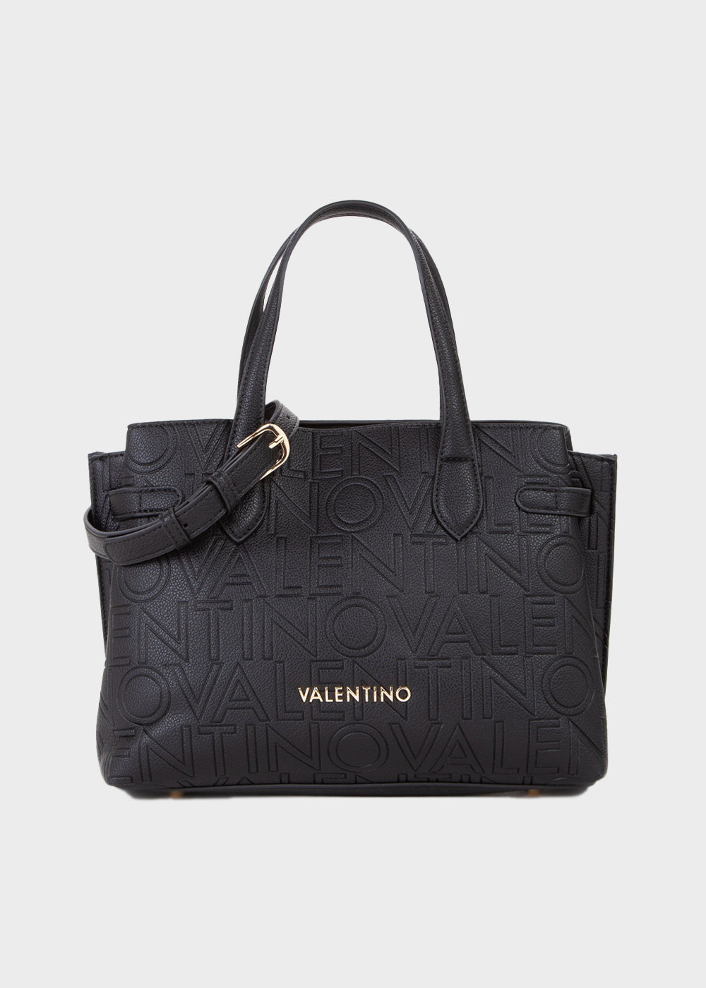 Borsa a mano con tracolla Pansy con logo all over