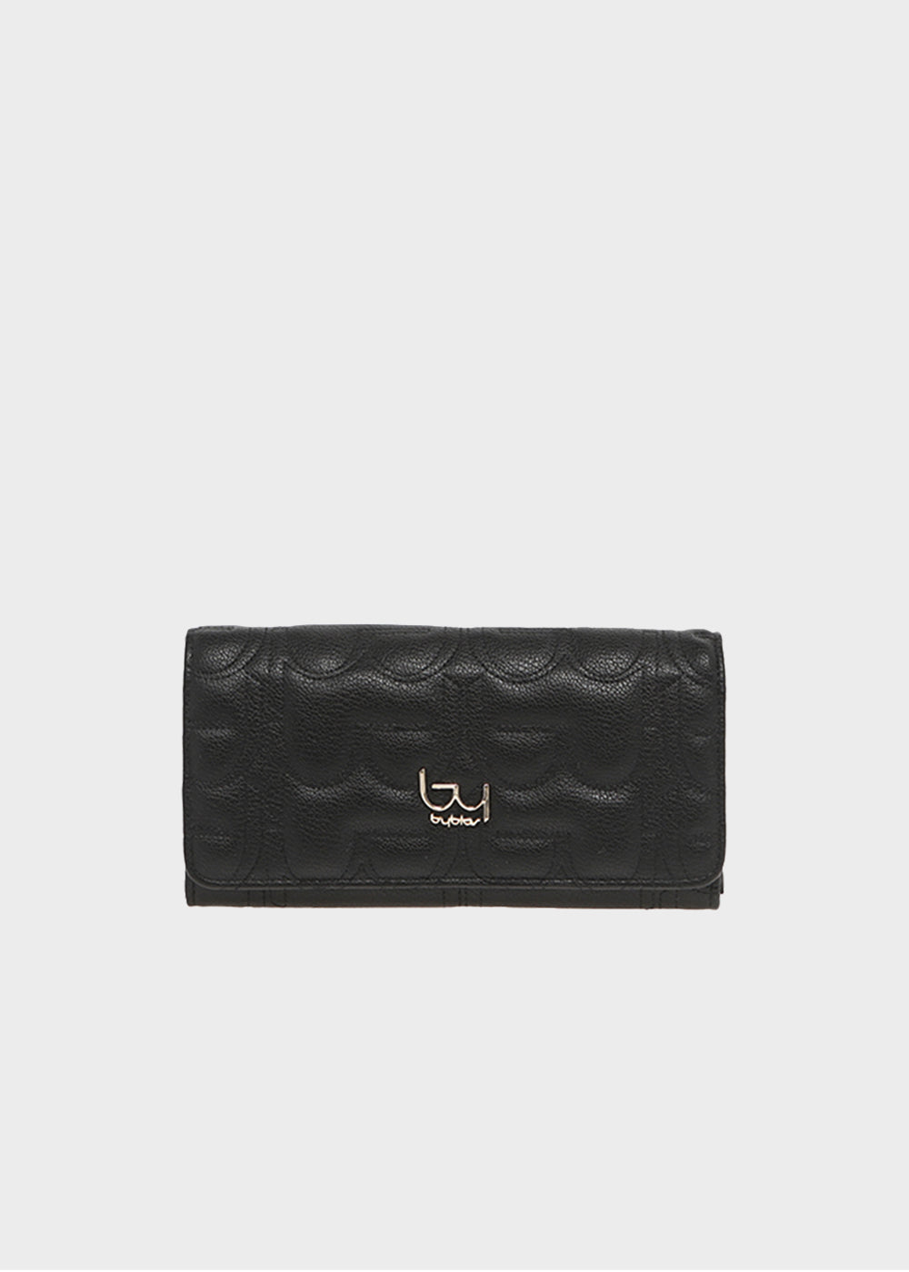 Turquoise wallet with flap