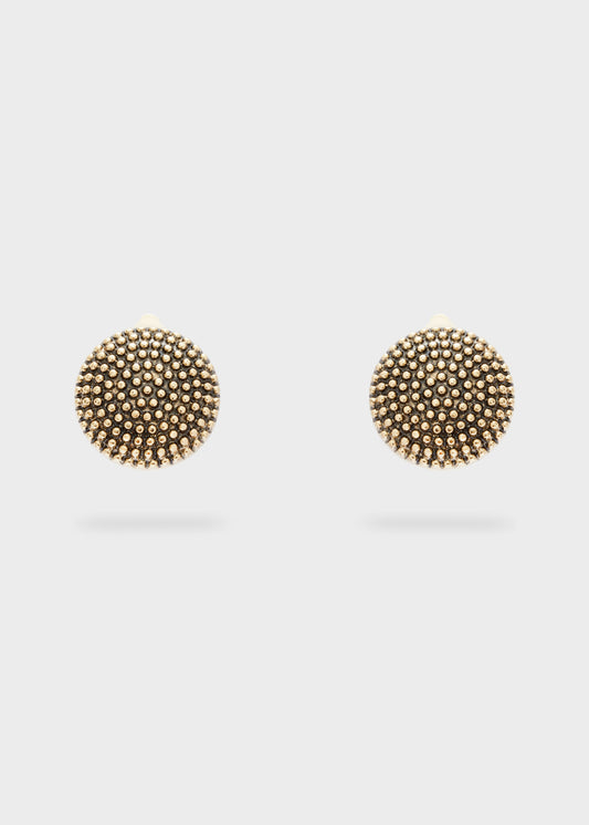 ROUND DOTTED EARRINGS