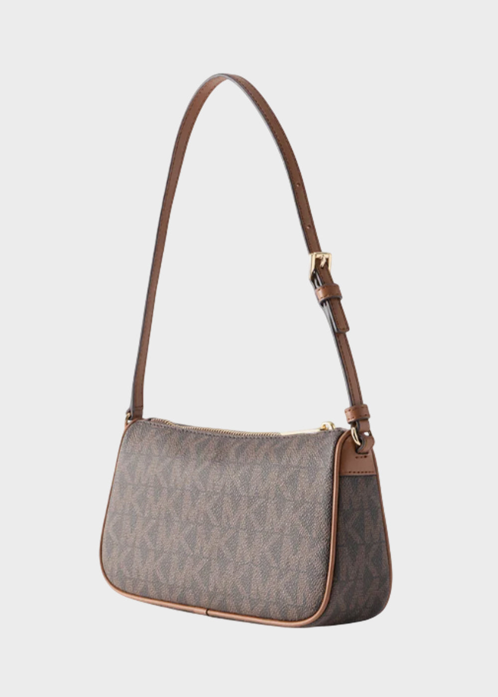 Borsa a spalla Jet Set con logo all over