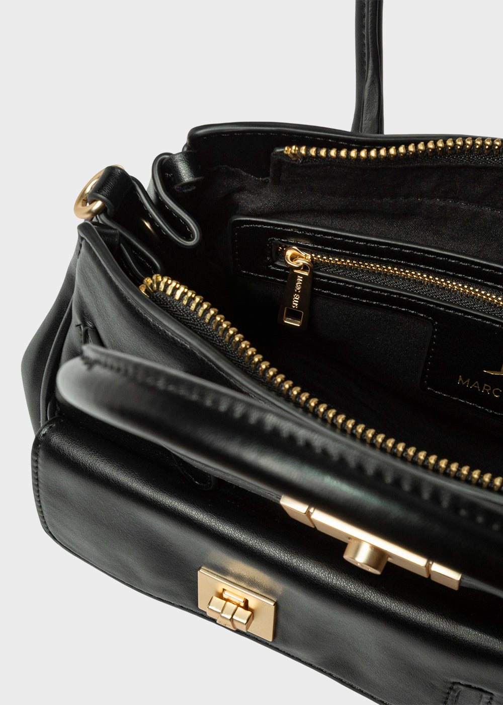 Borsa a mano Myna Soft con tracolla-4