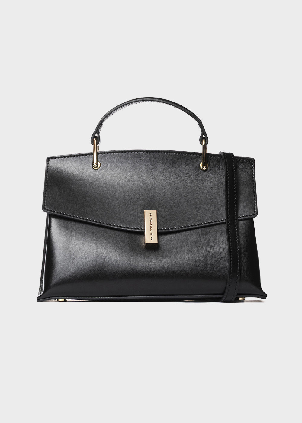 Borsa a mano in pelle con tracolla Selene M