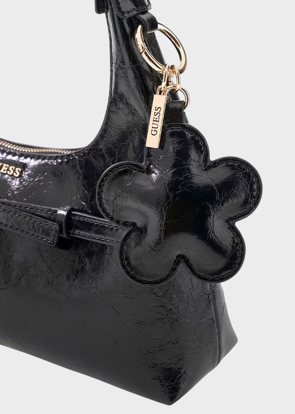 Borsa a spalla Taylor Mini con charm fiore-4