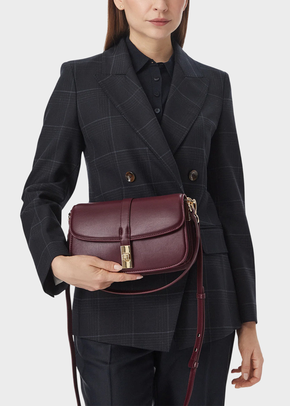 Borsa a da spalla Heritage con tracolla-2