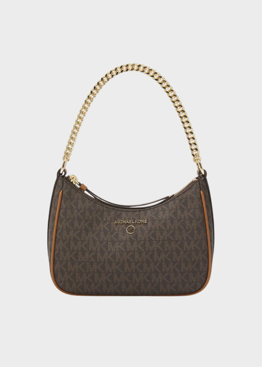 Borsa a mano Jet Set Charm piccola con logo all over