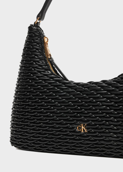 Shoulder bag with logo