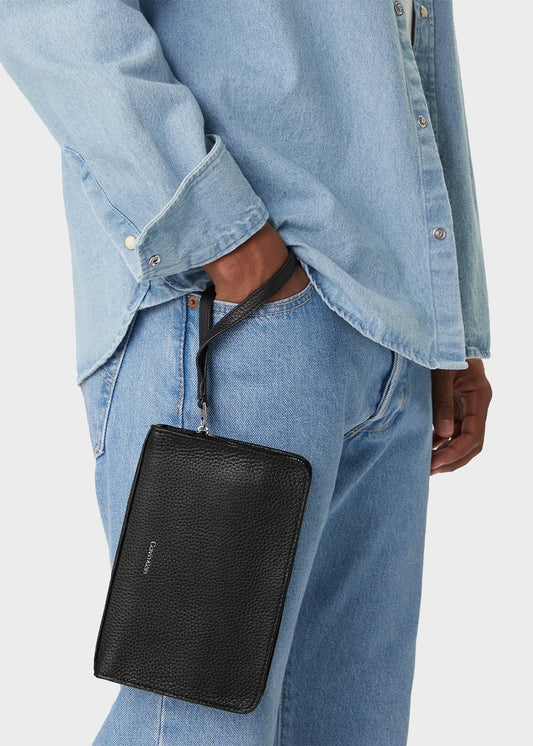 Borsello da polso con zip