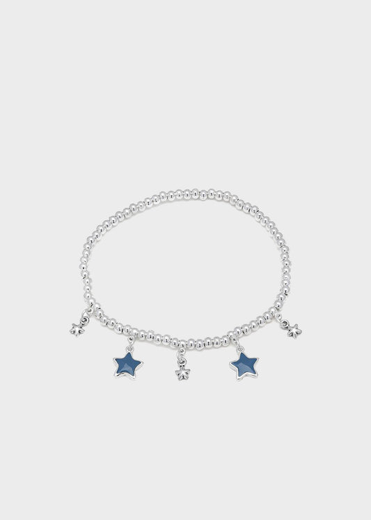Bracciale Elastico Stelle Blu