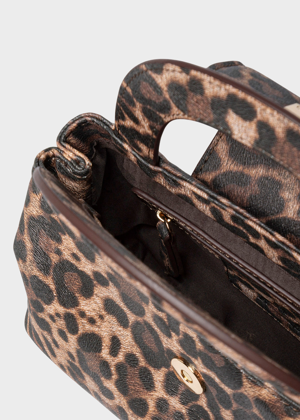 Borsa a mano Jayla Leopard con tracolla-4