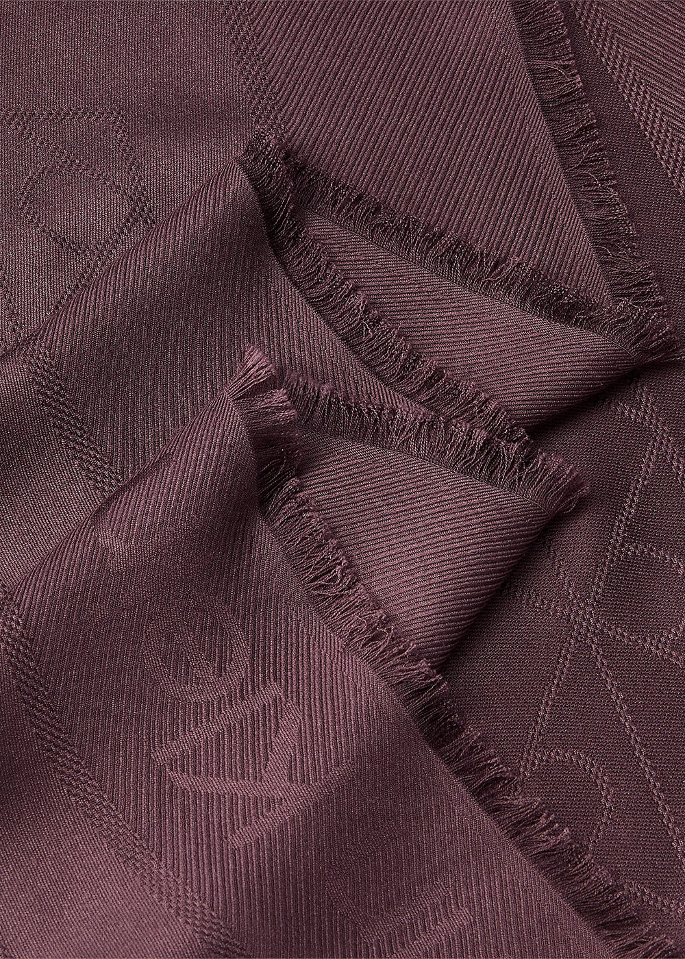 Sciarpa morbida con logo tono su tono