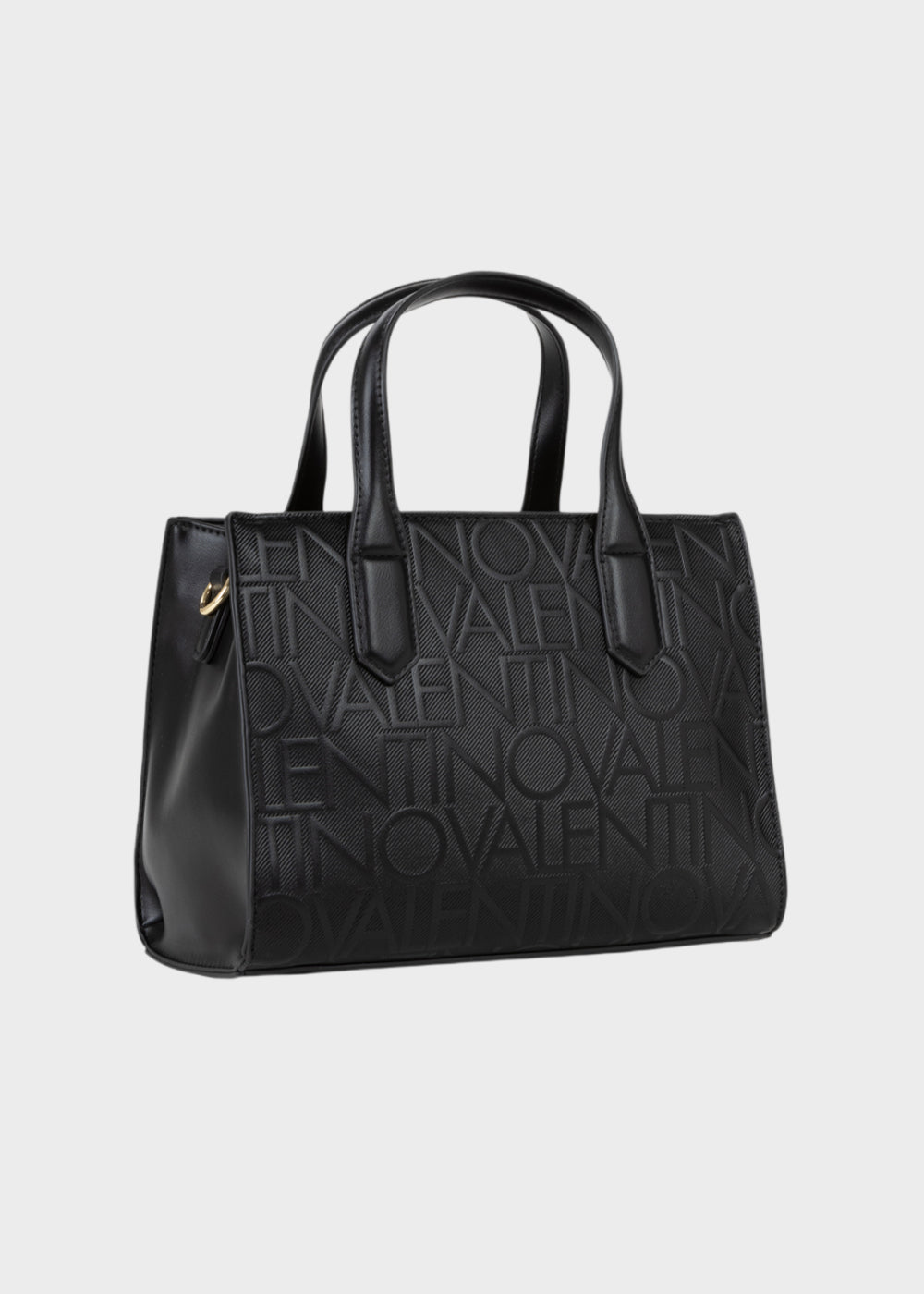 Borsa a mano Ginevra Re con tracolla e logo all over