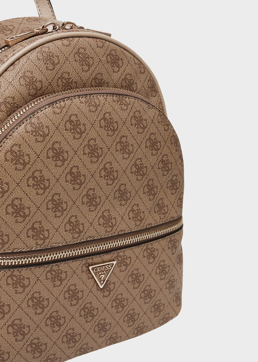 Zaino Manhattan II con tasche frontali e logo all over-3