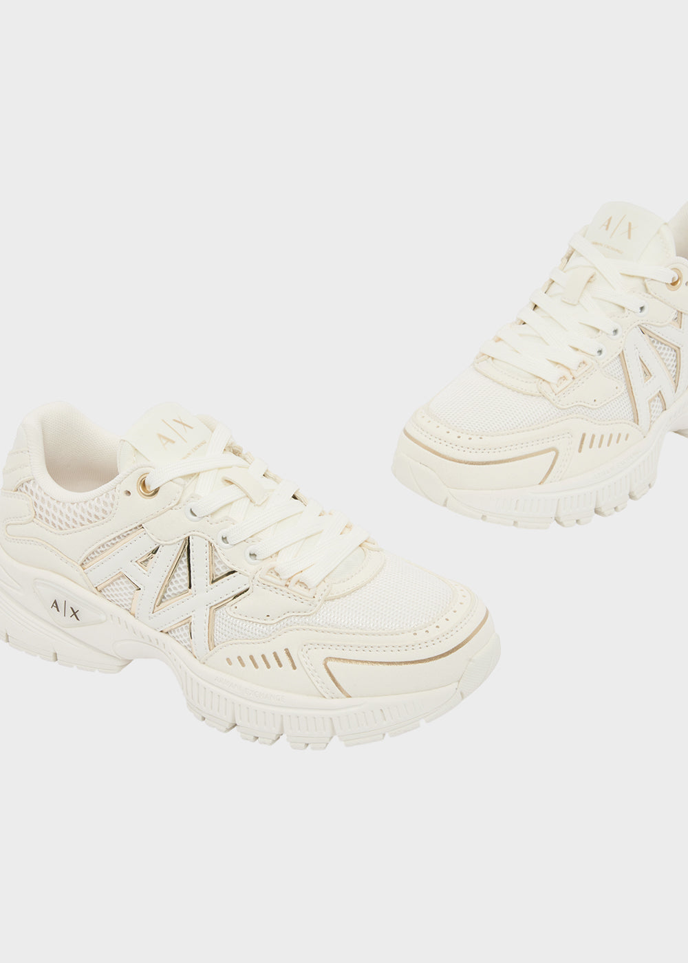Sneakers in tela con logo
