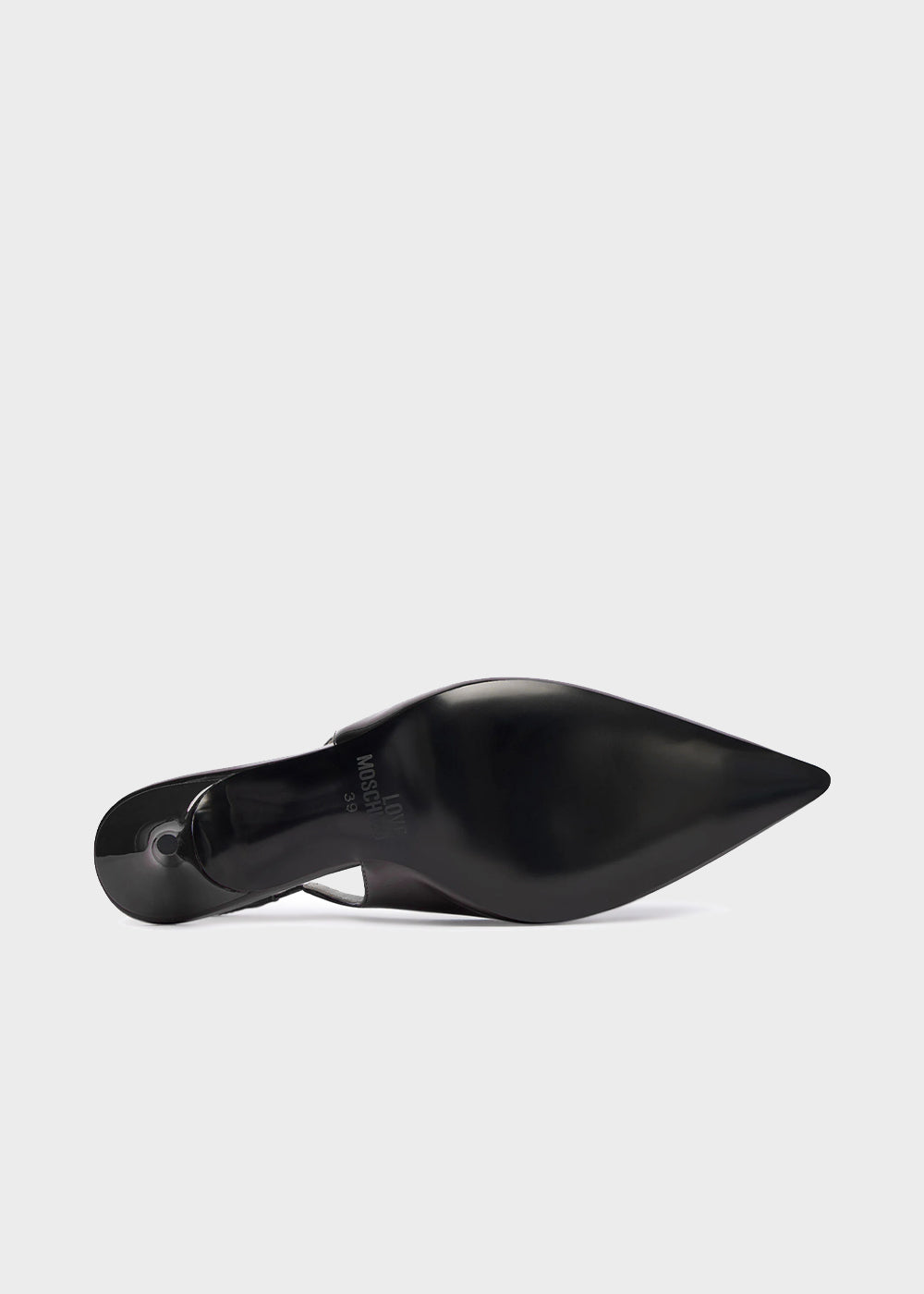Patent leather pumps with logo and 70mm heel-5