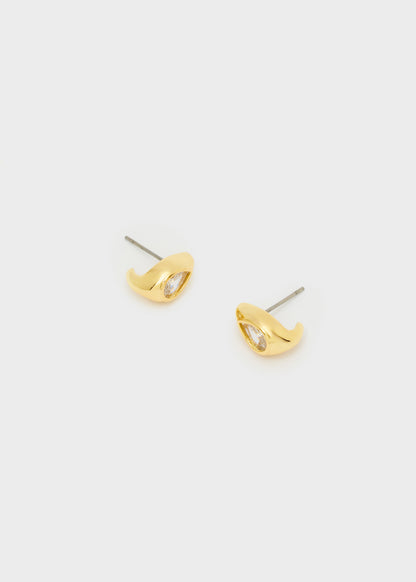 Orecchini Drop mini con zircone