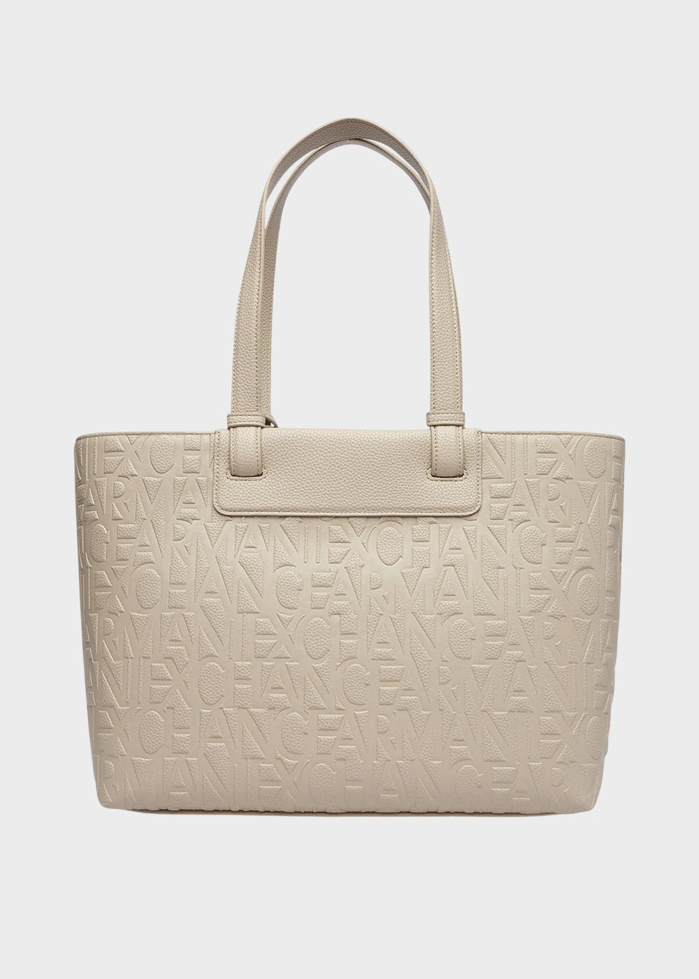 Borsa shopping Liz Pebble M con logo all over-4