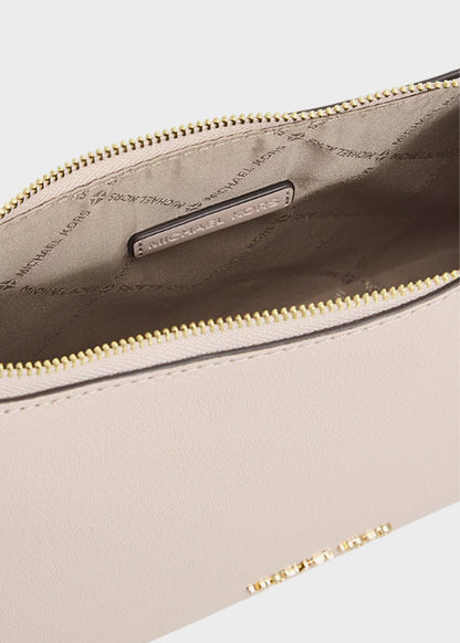 Borsa da spalla Sienna con tracolla e logo all over