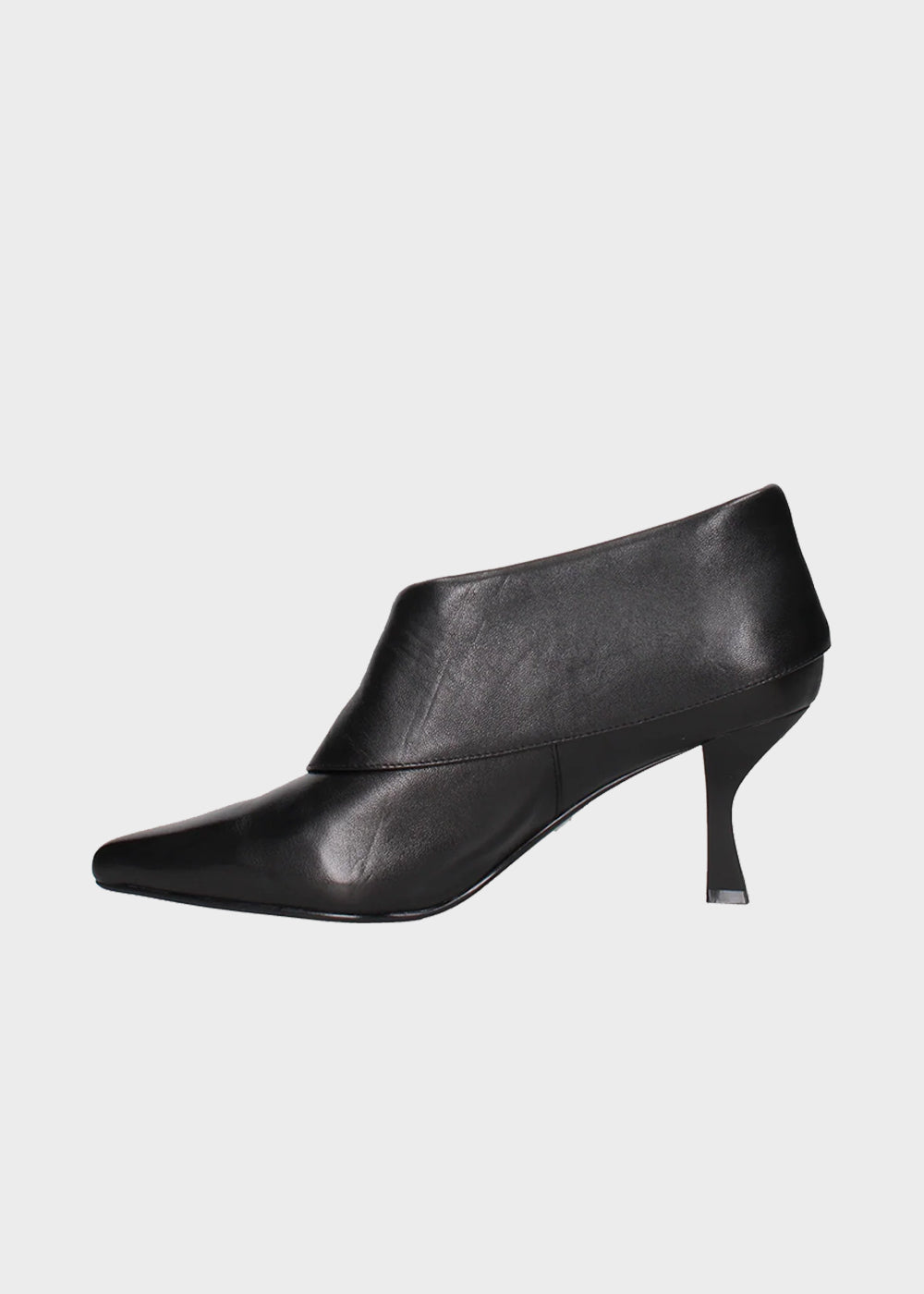 Stivaletti in pelle con tacco 7 cm