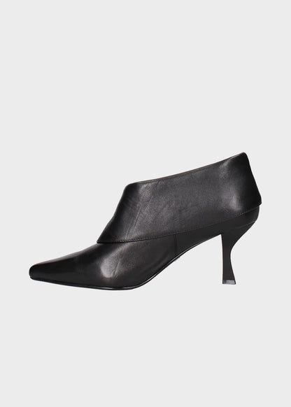 Stivaletti in pelle con tacco 7 cm