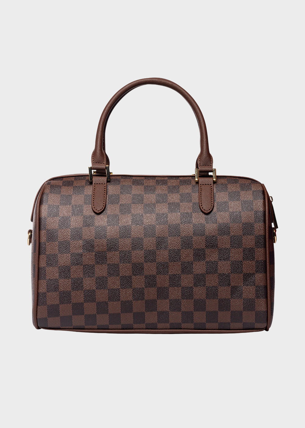 Borsa a mano con tracolla e trama a scacchi, "Limited Edition"-3