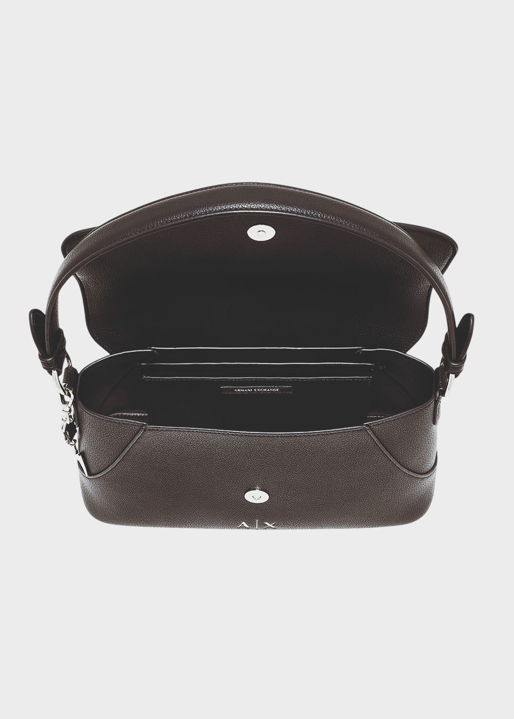 Borsa a spalla Isabel con manico e chiusura a patta-6