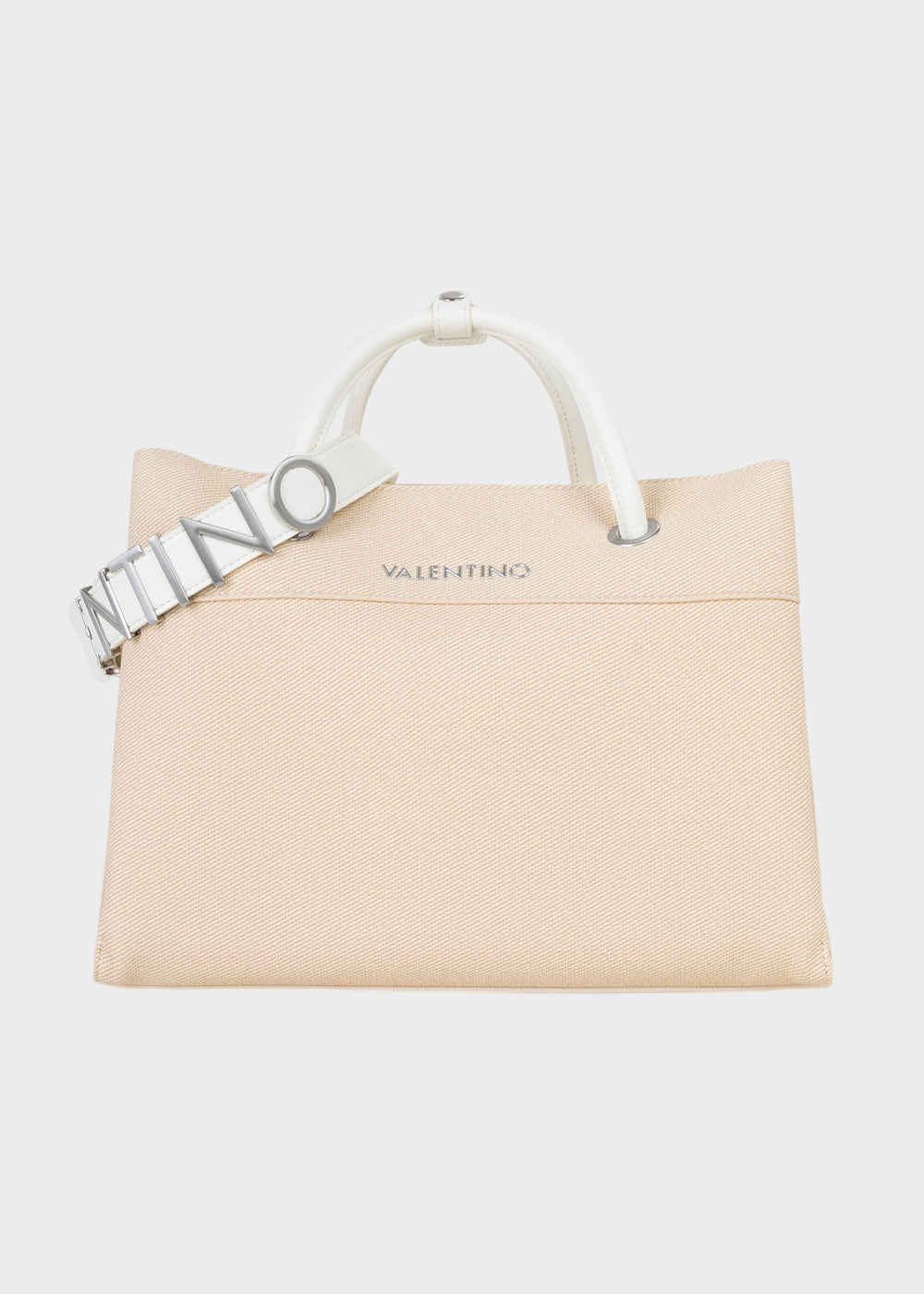 Borsa a mano con tracolla Alexia in pelle sintetica ad effetto tessuto