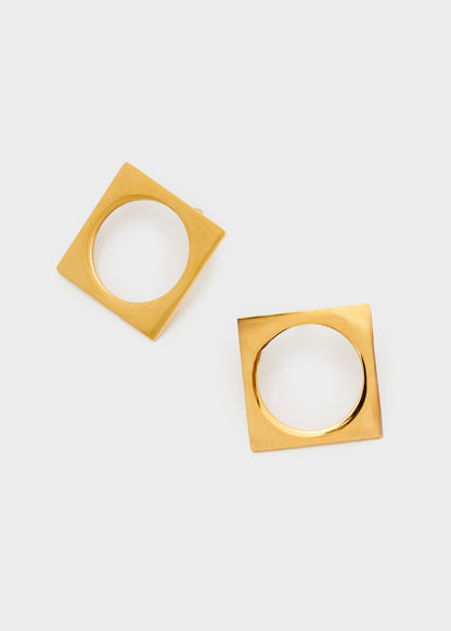 Stainless Steel Square/Hoop Earrings