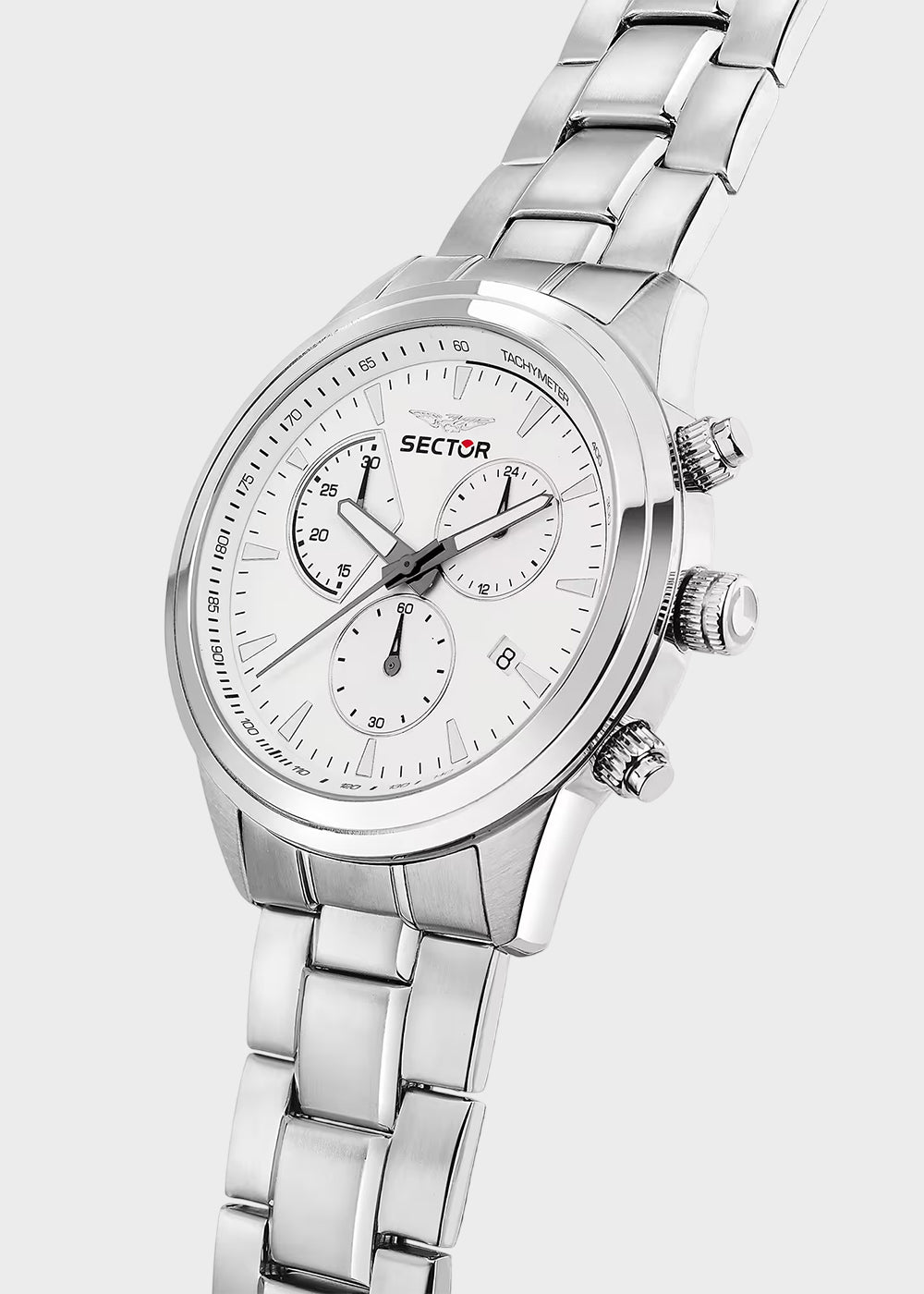 Orologio No Limits Cronografo 670 45MM White Silver Dial-3