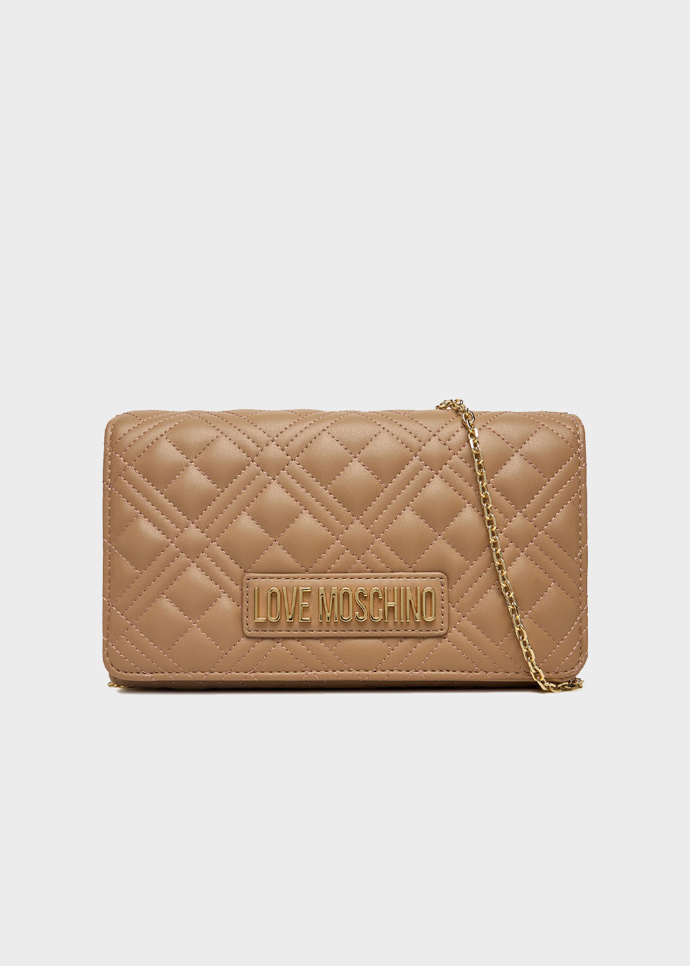 Borsa a tracolla con logo frontale