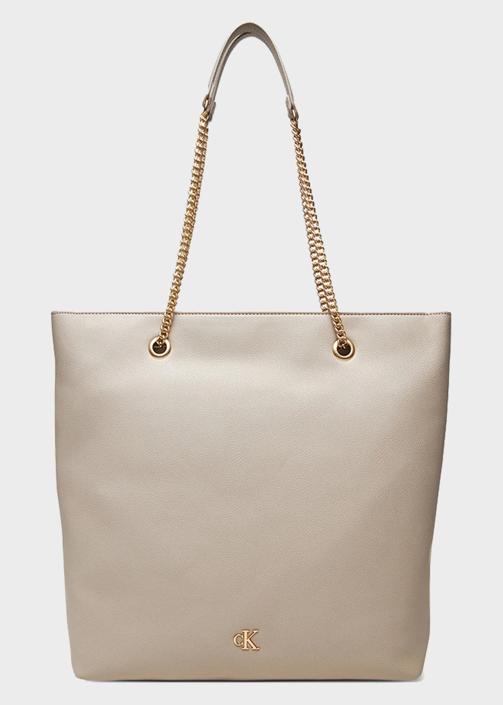 Minimal Monogram Chain Tote Bag